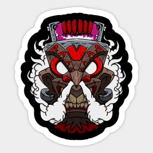 Tribal mask with RDA Sticker